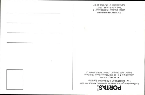 Thomas Wolter Autogrammkarte Werder Bremen 1985-86 Original Signiert + A 199027