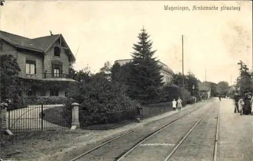 Ak Wageningen Gelderland Niederlande, Arnhemsche straatweg