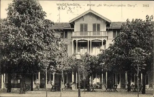 Ak Wageningen Gelderland Niederlande, Hotel de Wageningsche Berg