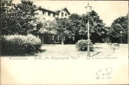 Ak Wageningen Gelderland Niederlande, Hotel de Wageningsche Berg