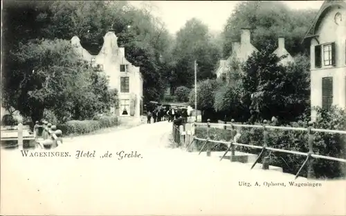 Ak Wageningen Gelderland Niederlande, Hotel de Grebbe