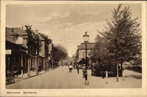 Ak Warnsveld Gelderland Niederlande, Marktplein