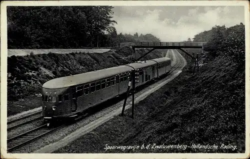 Ak Lage Vuursche, Eisenbahn Gravine Zwaluweberg, Hollandsche Rading