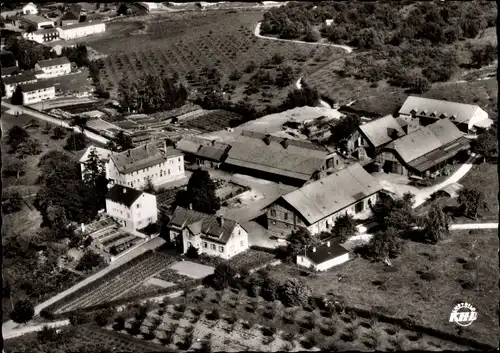 Ak Reutlingen in Württemberg, Gasthof Werner Stiftung, Hofgut Gaisbühl, Luftbild