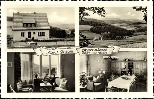 Ak Obervalbert Lennestadt im Sauerland, Pension Alois Grewe