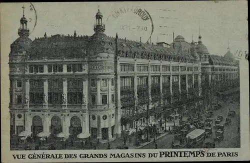 Ak Paris IX, Kaufhaus von Printemps