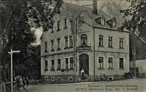 Ak Raum Stollberg im Erzgebirge, Gasthaus Erholung