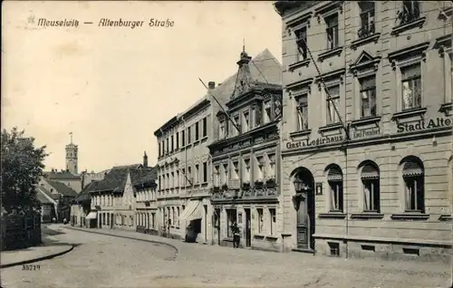 Ak Meuselwitz in Thüringen, Altenburger Straße, Gasthaus Stadt Altenburg