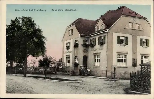 Ak Eschefeld Frohburg in Sachsen, Raubold's Gasthaus