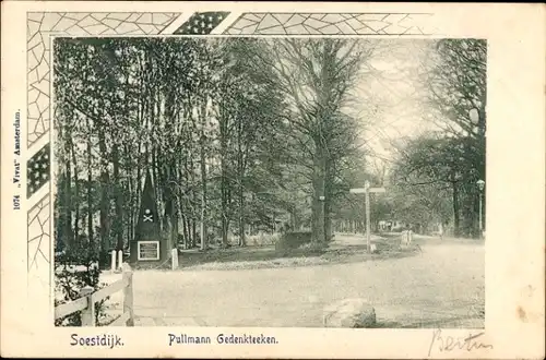 Ak Soestdijk Utrecht Niederlande, Pullmann Memorial