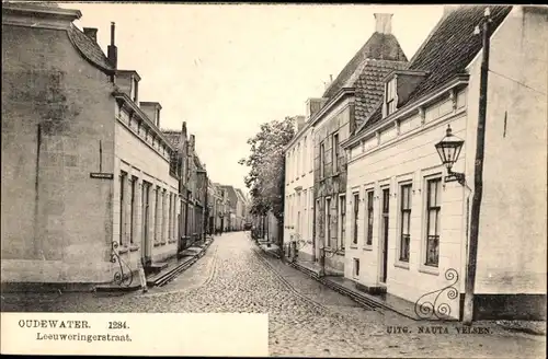 Ak Oudewater Utrecht Niederlande, Leeuweringerstraat