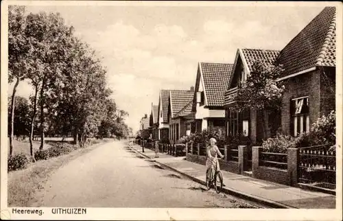 Ak Uithuizen Groningen Niederlande, Heereweg