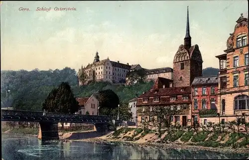 Ak Gera in Thüringen, Schloss Osterstein, Untermhaus, Kirche