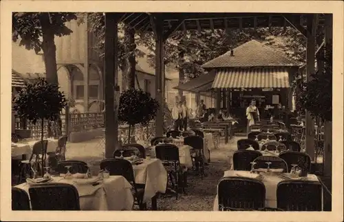 Ak Paris, Ausstellung für dekorative Kunst 1925, Pavillon Restaurant du Berry Nivernais