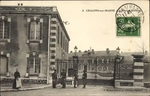 Ak Chalons sur Marne, Militärkrankenhaus