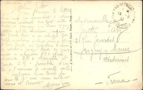 Ak Monaco, Die Stadt, Der Felsen, Panoramablick