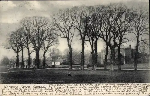 Ak Southall Ealing London England, Norwood Green