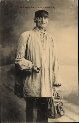 Ak Niederländer in Alltagskleidung posiert