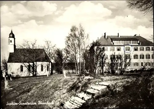 Ak Thambach Reichertsheim Oberbayern, Sophien-Sanatorium