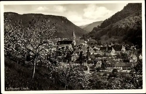 Ak Bad Urach in der Schwäbischen Alb Württemberg, Ortsansicht