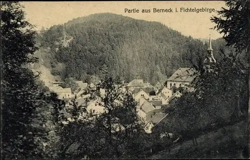 Ak Bad Berneck im Fichtelgebirge Bayern, Ortsansicht