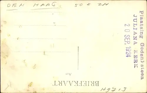 Ak Den Haag, Niederländisches Königshaus