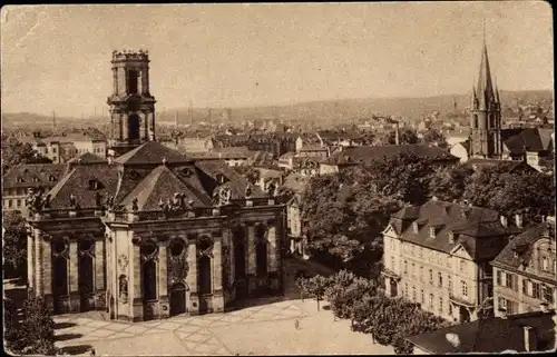 Ak Saarbrücken, Ludwigskirche, St. Jakobs-Kirche