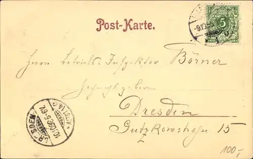 Ak Hamburg Mitte Neustadt, Alsterarkaden