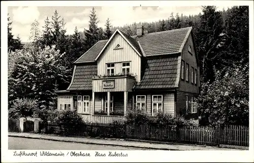 Ak Wildemann Clausthal Zellerfeld im Oberharz, Haus Hubertus