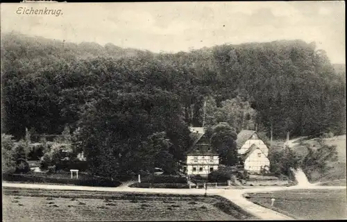 Ak Gleichen in Niedersachsen, Ansicht vom Eichenkrug, Wald