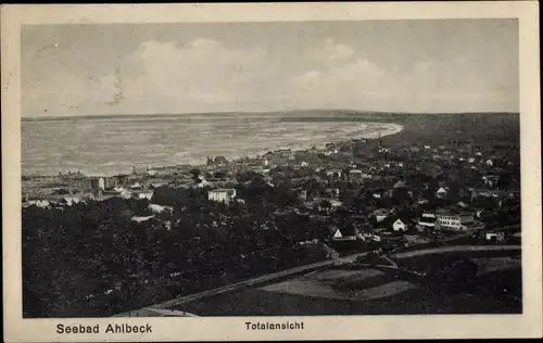 Ak Ostseebad Ahlbeck Heringsdorf auf Usedom, Gesamtansicht