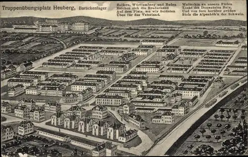 Ak Stetten am kalten Markt, Lager Heuberg, Truppenübungsplatz, Barackenlager