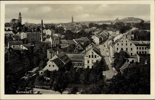 Ak Kamenz Sachsen, Stadtpanorama