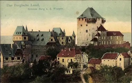 Ak Burg an der Wupper Solingen, Schloss Burg