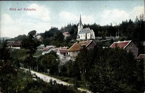 Ak Schierke Wernigerode am Harz, Teilansicht