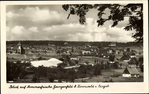 Ak Zinnwald Georgenfeld Altenberg im Erzgebirge, Panorama