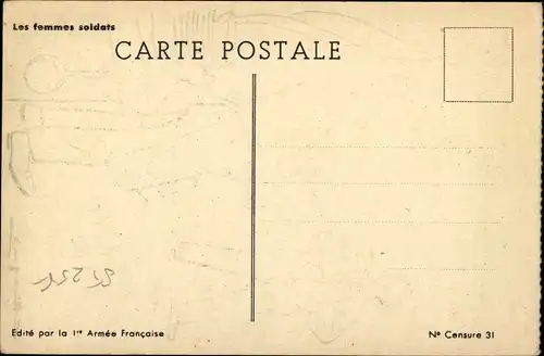 Ak Frau in Uniform, Mann macht den Abwasch