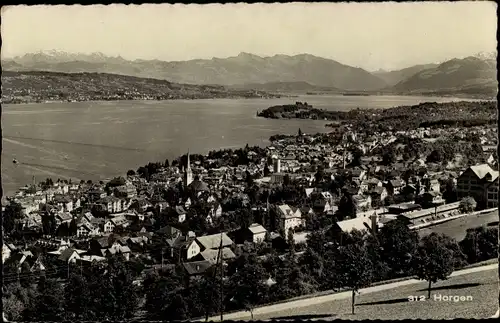 Ak Horgen Kanton Zürich, Gesamtansicht