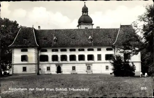 Ak Tribuswinkel Baden bei Wien in Niederösterreich, Kinderheim der Stadt Wien, Schloss