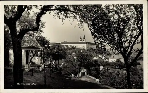 Ak Kremsmünster in Oberösterreich, Teilansicht