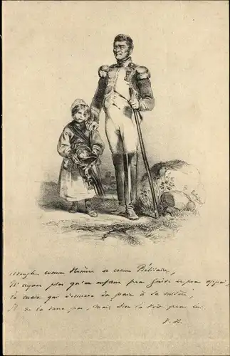 Ak Paris, Haus von Victor Hugo, dem blinden Sergeant