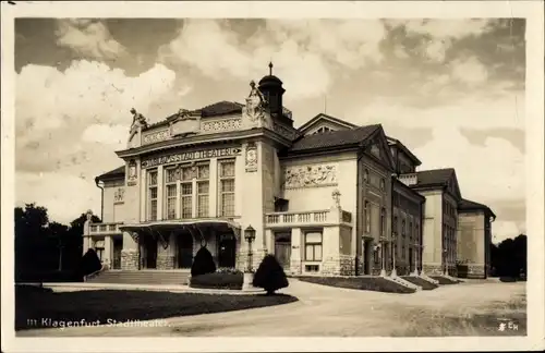 Ak Klagenfurt am Wörthersee Kärnten, Stadttheater