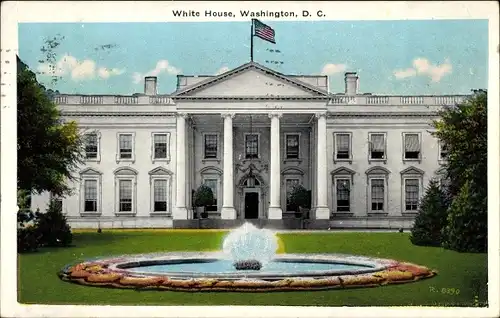AK Washington DC USA, Weißes Haus