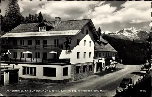 Ak Kärnten Österreich, Alpenhotel Katschberghöhe, Weißeneck