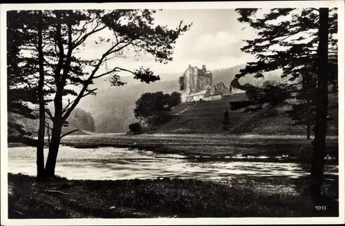 Ak Peebles Schottland, Neidpath-Castle