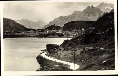 Ak Maloja Kanton Graubünden, Gesamtansicht