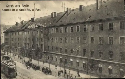 Ak Berlin Mitte, Kaserne des 2. Garde Regiments zu Fuss