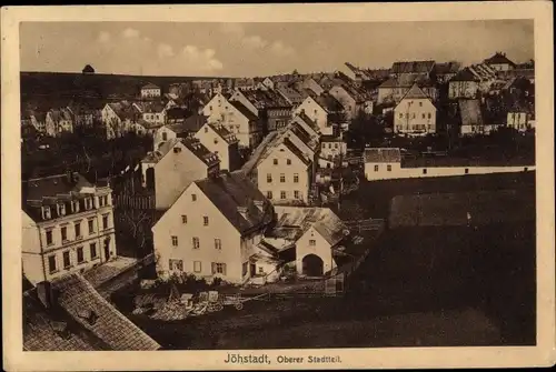 Ak Jöhstadt im Erzgebirge Sachsen, Oberer Stadtteil