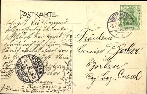 Ak Usingen im Taunus Hessen, Lehrer-Seminar