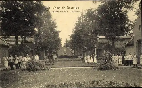 Ak Beverloo Beverlo Beringen Flandern Limburg, Truppenplatz, Hôpital militaire